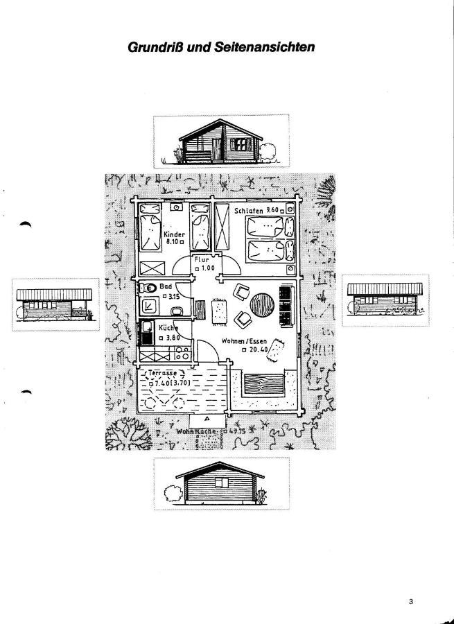Ferienhaus Chalet Blockhaus Bayern Stamsried Eksteriør bilde